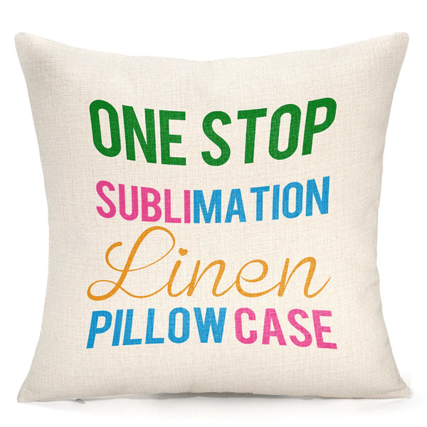 sublimation Linen Pillow Case - 45 x 45