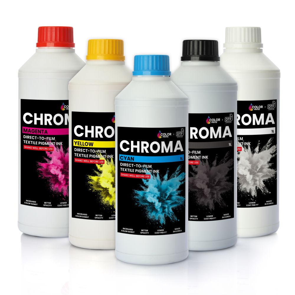 Color Ink Color Prime Chroma DTF Ink - 1L